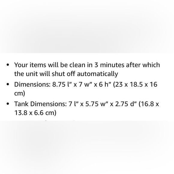 Haier hu335w Ultrasonic Cleaner For Jewelry eyeglasses and more - Picture 9 of 9